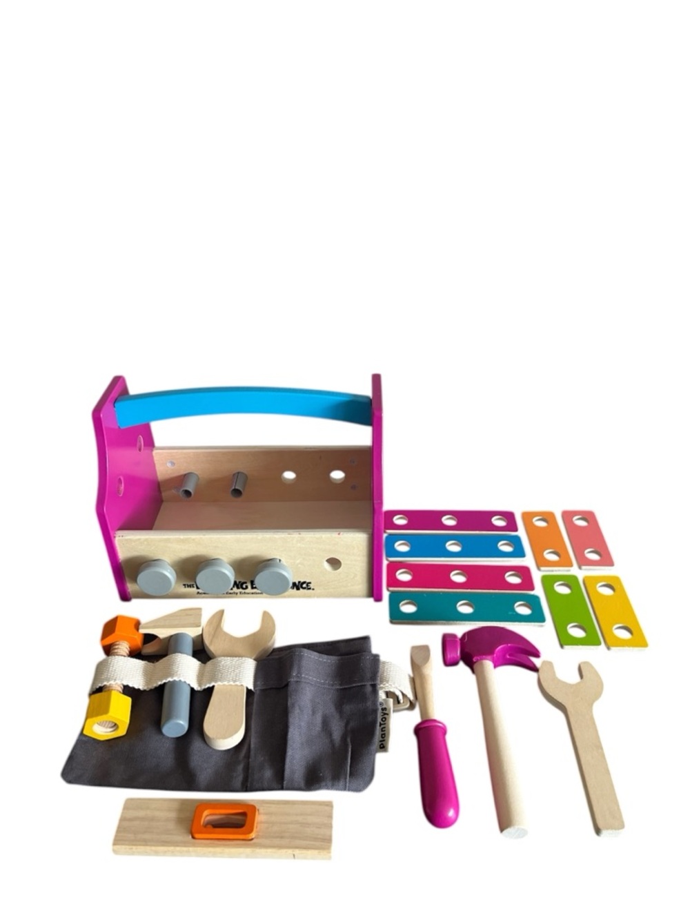 Learning Experience PlanToys Wooden Tool Belt Toolbox STEM Kit